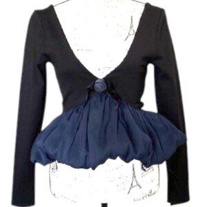 Zara Long Sleeve Ballet Core Top